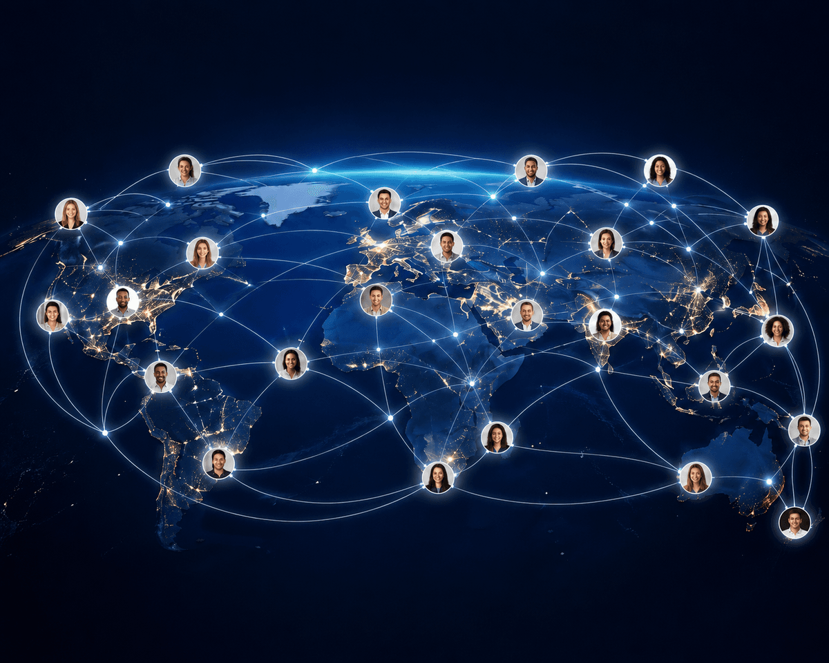 Global network of coaches connecting worldwide